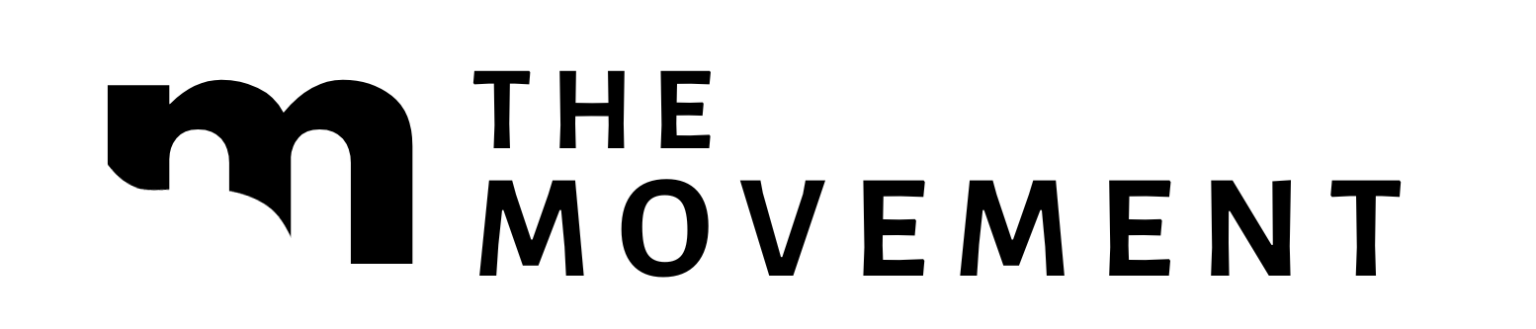 The Movement logo white